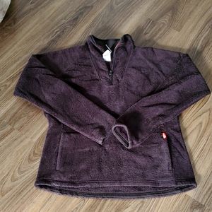 Womens The North Face 1/4 zip Fleece